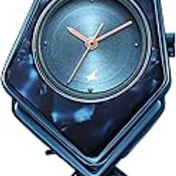 Younique Quartz Analog Blue Dial Metal Strap Watch for Girls-NS6279QM01-picture-51