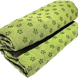THE STYLE SUTRA Yoga Towel Gym Towel Practice Hot Yoga Mat Towel for Indoor Home Gym Fitness Green-image-39