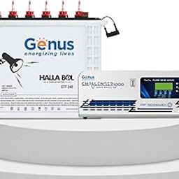 Genus Inverter with Battery Combo (Inverter: Challenger 1200 / Pure Sine Wave / 900VA / 12V / 3 Years Warranty || Battery: GTT240 / TT Battery / 150Ah / 48M (24 + 24) Warranty, Best for Home & Office-picture-20