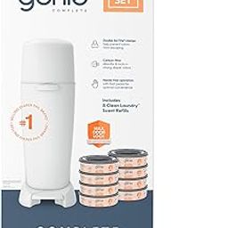 Playtex Diaper Genie Baby Registry Gift Set with 1 Diaper Genie Complete Diaper Pail-image-74