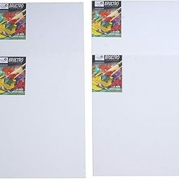 Brustro Artists (8 x 10 Inch) 100% Cotton Canvas Board, Medium Grain, 4 mm Thickness, Pack of 4, Suitable for Oil and Acrylic Paintings-image-10