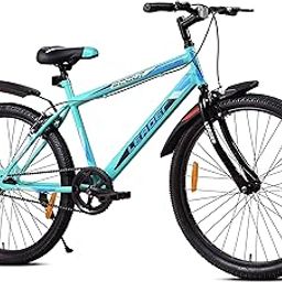 Leader Scout MTB 26T Mountain Bicycle/Bike Without Gear Single Speed for Men - Sea Green, Ideal for 10 + Years, Frame Size: 18 Inches-image-0