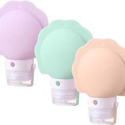 3Pack, Silicone Travel Bottles for Toiletries, Safe Silicone Containers | Cosmetic Container Kits Leak-Proof Travel Bottles for Family Friends Colleagues. Multicolor-image-43