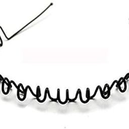 1 Pc Black Color Metal Wavy Zigzag Hair Band-picture-11
