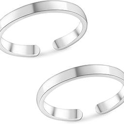 925 Silver Toe Rings for Women I Flower 92.5 Silver Adjustable Toe Rings I 925 Hallmark | 6 Month Warranty-image-102