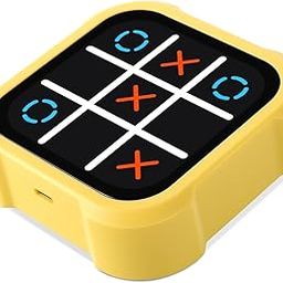 vVASUHOXY Electronic Tic Tac Toe Bolt Game, 3-in-1 Handheld Puzzle Console with Silent Mode, Portable Travel Game for Kids & Adults, Ages 3+-image-10