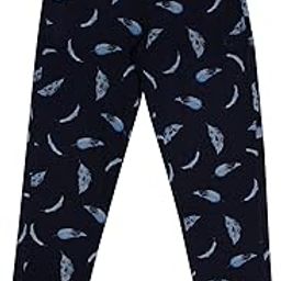 Womens Self Design Printed Lower - Navy Blue XXL-image-7