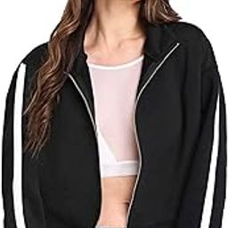 Fabricorn Women's Fleece Collared Neck Sweatshirt-10
