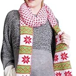 Women's Faux Fur pom Knitted Cap & Muffler Combo Christmas Winter Latest Fashion for Women Trendy Woolen Fluffy Elegant Beanie Cap with Matching Muffler for Party Occasion Gift Women-1