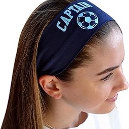 Design Your Own Personalized SOCCER Cotton Stretch Headband with GLITTER Text And CUSTOM Name By Funny Girl Designs-image-62