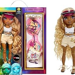 Rainbow High Pacific Coast - Harper Dune - Yellow Fashion Doll with Outfit, Interchangeable Legs and Doll Stand - Towel, Bag and More - Gift and Collectable Doll for Children from 6 Years-image-70