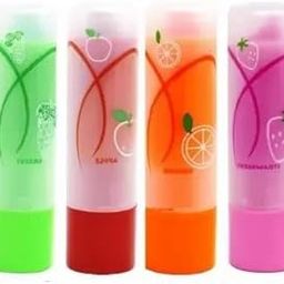 GLAMEZONE 3D Lip Balm for Dark Lips with Vitamin E Pure Petroleum Jelly FRUITY (Pack of: 4, 12 g)-43