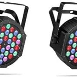 FAB Innovations 36 Led Par/Disco/Stage Light 36 * 3W Mini Par Light Led 36W-Par-Led-Can-Stage-Light Party-Disco-Dmx512-Lighting Single Disco Ball (Pack of 2)-image-2