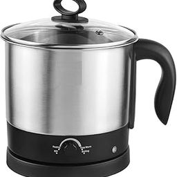 Ks Appliances Stainless Stee Multipurpose Electric Kettle 1.2 l, used for boiling Water and milk, Tea, Coffee, Oats, Noodles, Soup etc. 600 Watt (Black & Silver)-picture-21
