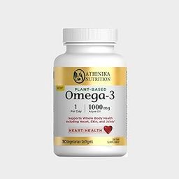 Omega 3, Plant-Based Fatty Acid Supports Whole Body Health Including Heart, Skin, Joint, 30 Vegetarian Softgels, Fish Oil Alternative-image-88