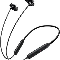 OnePlus Bullets Wireless Z2 ANC Bluetooth in Ear Earphones with Mic, 45dB Hybrid ANC, Bombastic Bass - 12.4 mm Drivers, 10 Mins Charge - 20 Hrs Music, 28 Hrs Battery (Booming Black)-0