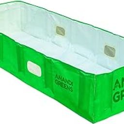 Anandi Green's 6X3X2 Feet 450 GSM Green Color HDPE UV Stabilize Imported Vergin Fabric Agro Vermi Compost Making Bed Compost Bed-picture-21