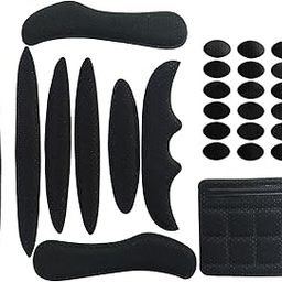 Club Bollywood®27Pcs/Set Bike Helmet Padding Kits Bicycle Helmet Liner Chin Strap Foam Pads Black|Sporting Goods | Cycling | Helmets & Protective Gear |27 Pieces/Set Helmet Padding Kits-31