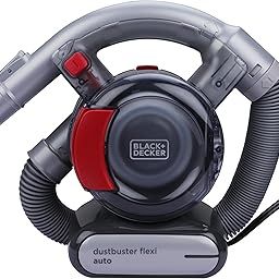 BLACK+DECKER PD1200AV-B1 12V Corded Dustbuster Flexi Auto Handheld Vacuum Cleaner with Bowl Capacity 440 m, Car Vacuum Cleaner, 1 Year Manufacturer Warranty-23