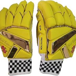 Gray-Nicolls Gold Edition Batting Gloves, Adult RH, Yellow-image-72