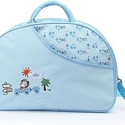 Alya The Cheeky Kidzz New Born Baby Multifunctional Diaper Nappy Changing Mother Maternity Multi Compartment Handbag Shoulder Light Blue Tote Bag (Assorted Prints) (DESIGN 5)-image-20