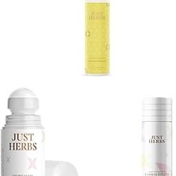 Just Herbs Body Mist Spray Perfume - Creamy Delight 140Ml & Under Arm Roll On For Women Floral Fiesta Deodorant - 50 Ml & Long Lasting, Refreshing Body Spray,150 Ml (Floral Fiesta)-1