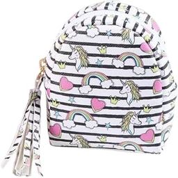 Mini Pocket Bag Keychain with Zipper, Perfect as a Portable Accessory for Carrying Small Items Like Coins, Earbuds, or trinkets – (Multicolor/Design May Vary)-picture-50