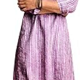 Men's Purple And White Cotton Kurta And Pyjama Set-AA234-picture-15