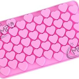MPR4 Silicone Small Heart 55 Cavity Mould Fondant Chocolate Resin Clay Candle Mould DIY Kitchen Baking (Pack of 1) Multicolour-image-89