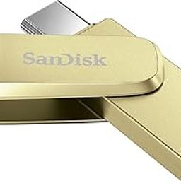 SanDisk Ultra Dual Drive Luxe Type-C 256GB, OTG, Upto 400MB/s, Pendrive, Gold, 5Y Warranty (SDDDC4-256G-I35GD)-24