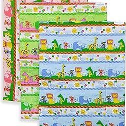 JOY'S E-STORE Soft Cotton Diaper Changing Mat/Sleeping Mat – Waterproof Foam Bed Protector for Newborns (0–12 Months) – 60 x 45 cm, Set of 3 – Reusable & Lightweight-17