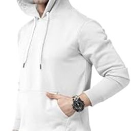 Men's Solid Regular Fit Sweatshirt with Hoodie for Winter Wear | Full Sleeve | Cotton Sweatshirt Casual Sweatshirt for Man | Western Stylish Sweatshirt for Men-29