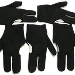 KBA Black Billiards, Pool & Snooker 5 Pieces Cue Shooters 3 Fingers Gloves-picture-18