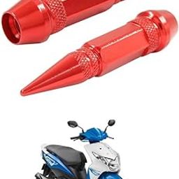 LOVMOTO Universal 2PC Spiked Aluminum Stem Valve Caps Dustproof Tire Wheel Stem Caps for Cars,SUVs,Trucks Bicycles and Motorcycles Comfortable with De-o-image-79