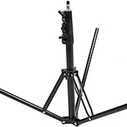2m Portable Aluminum Alloy Lightweight Light Stand, Adjustable Height, Non Slip Feet, Reverse Fold Compatible with LED Lights-image-47