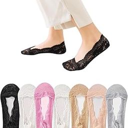 Women Socks 3 to 6 Pairs Transparent Ultra Thin Lace Fishnet Socks Elastic Short Mesh Sheer Socks for Women-11