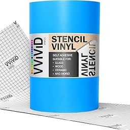 VViViD 24" x 30 Feet Blue Self Adhesive Masking Film Vinyl Low Tack Self Adhesive Masking Film Roll-17