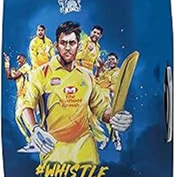 Nasher Miles X Chennai Super Kings (Csk) Polyester Blue Modern Whistle Podu 75 Cm (28 Inch) Large Protective Luggage Cover-picture-49