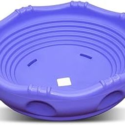 OK PLAY Wobble Disk For Kids | Balancing Board | With Popping Sound | Children Fitness Toy | 360 Degree Spin | Rocking Disk | Climber | Indoor Outdoor Games | Medium | 63x63x24 Cm | 2 Years+ | Purple-22