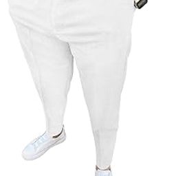 Men's Fashion Stretch Dress Pants Slim Fit Plaid Pants Business Suit Pants Casual Golf Pants-picture-33