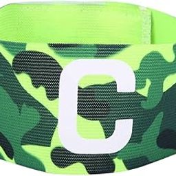 Player Bands, Durable Nylon Soccer Armband Adjustable Captain Bands for Outdoor Team Sports Groups(Green)-picture-29