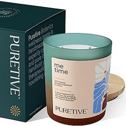 Puretive Me Time Scented Candle – Lemongrass, Jasmine & Light Musk | 2 Wick Candle for Relaxation, Home Decor & Gifting| Premium Aromatherapy Candle | 35hrs Burn Time-image-43