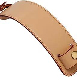 enakshi (label) Leather Shoulder Strap Pad Wide Replacement for Satchels Handbag Laptop Case Khaki|Clothing, Shoes & Accessories | Womens Handbags & Bags-picture-2