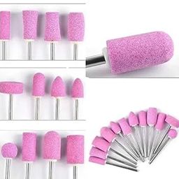 NityaEcommerce Stone Mandrel Mounted Buffing Grinding Polishing Buffing Wheel Burs Bits 3mm (1/8”) Shank Fit For Dremel Rotary Tool & Other Mini Die Grinders Accessories Set-16