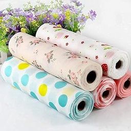 Sutroku Moisture-Proof PVC Anti-Slip Mat for Kitchen Cupboards, Drawer Liners, Refrigerator Shelves & Table Use, Waterproof and Easy to Cut Shelf Liner (Multicolor)-24