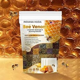 Indiana Huda Bee Venom Lymphatic Drainage and Slimming Patches, 10 Pieces, Natural Ingredients|Quick Relief Solution-19