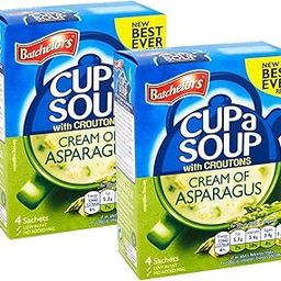 Batchelor's Cup a Soup with croutons 4 Sachets - Cream of Vegetable - 2 Pack, 2 X 122 g-image-5