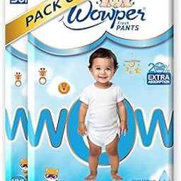 Wowper Baby Diaper Pants | XXL-96 counts | Wetness Indicator |Anti Rash |up to 12 hrs Absorption |15-25 Kg | Super Soft Diapers-picture-30