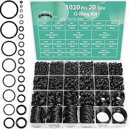 1020PCS O Ring for Pressure Washer Gun, O Ring Kit with Repair Box, Assorted 20 Sizes for Automotive Plumbing and Household Repairs Essential Accessories for DIY Maintenance-image-30