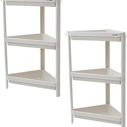 Kuber Industries PP Storage Shelf (Triangle)- 1743-Pack of 2-White-image-12